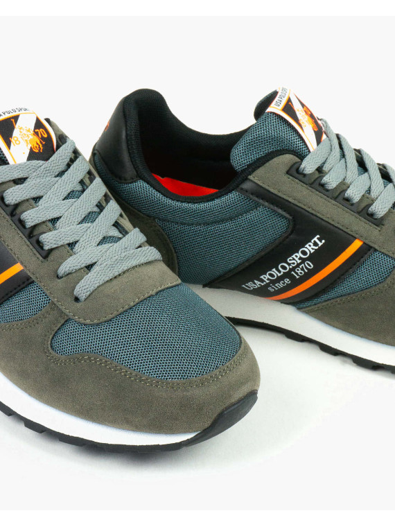 Szare adidasy męskie skórzane Szare adidasy męskie skórzane