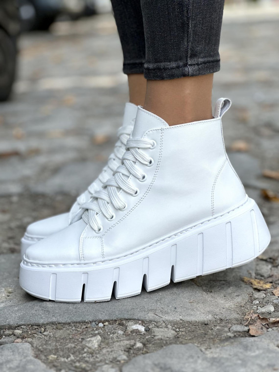 Białe sneakersy damskie skórzane OLEKSY polskiej produkcji Białe sneakersy damskie skórzane OLEKSY polskiej produkcji
