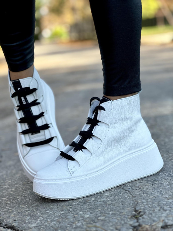 Sneakersy OLEKSY ze skóry naturalnej, Polskiej produkcji Sneakersy OLEKSY ze skóry naturalnej, Polskiej produkcji