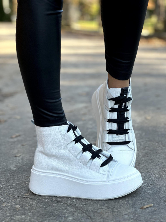Sneakersy OLEKSY ze skóry naturalnej, Polskiej produkcji Sneakersy OLEKSY ze skóry naturalnej, Polskiej produkcji