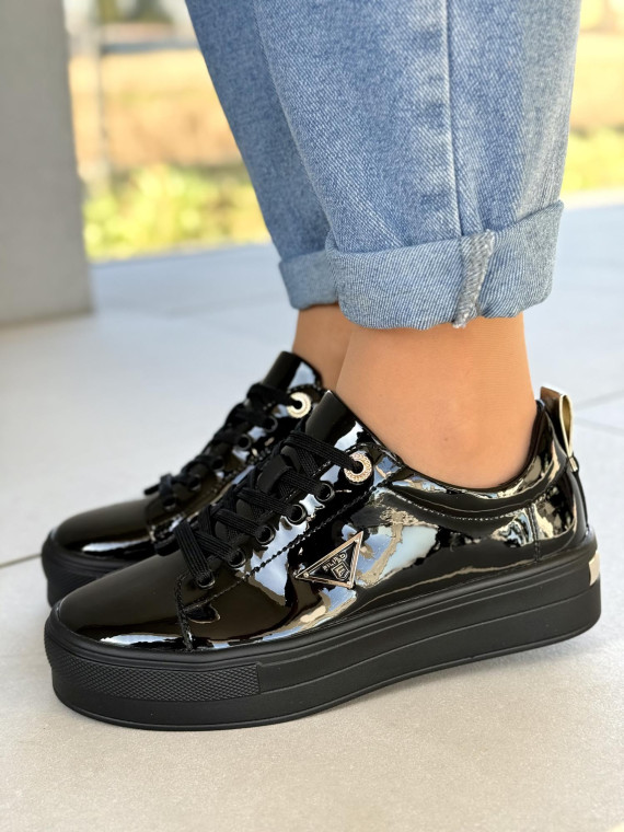 Sneakersy damskie ze skóry naturalnej Sneakersy damskie ze skóry naturalnej