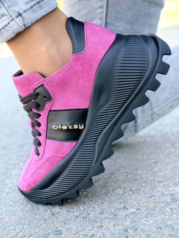 Sneakersy damskie OLEKSY ze skóry naturalnej Polskiej produkcji Sneakersy damskie OLEKSY ze skóry naturalnej Polskiej produkcji
