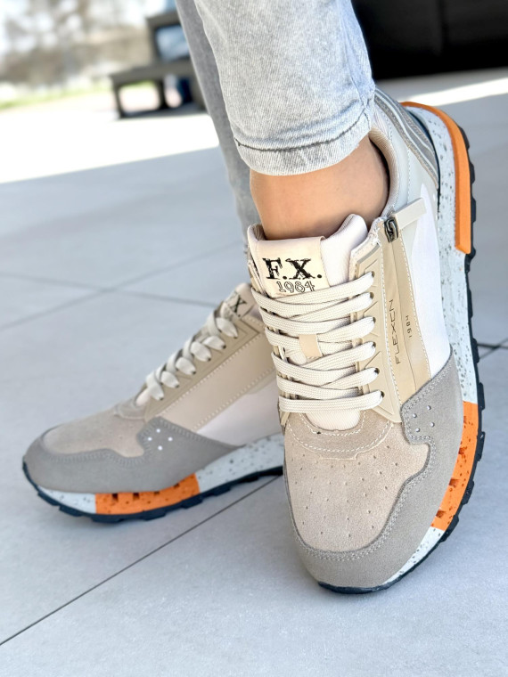 Sneakersy męskie ze skóry naturalnej Sneakersy męskie ze skóry naturalnej
