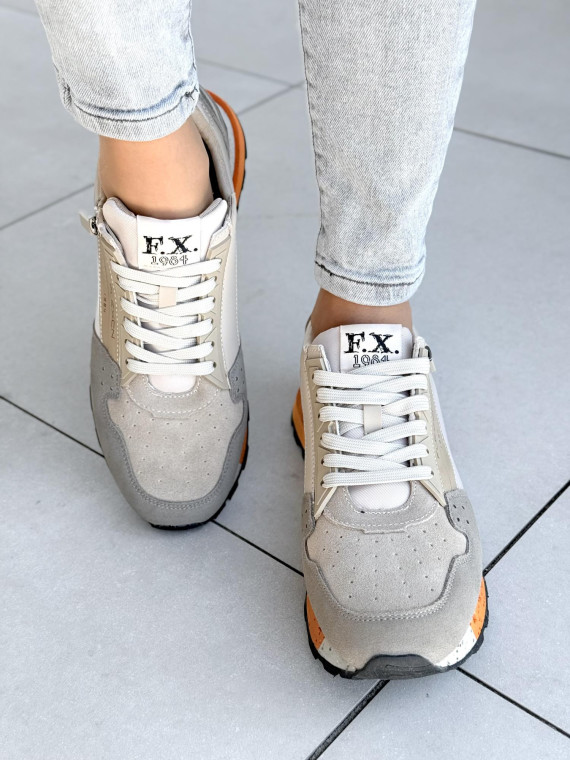 Sneakersy męskie ze skóry naturalnej Sneakersy męskie ze skóry naturalnej