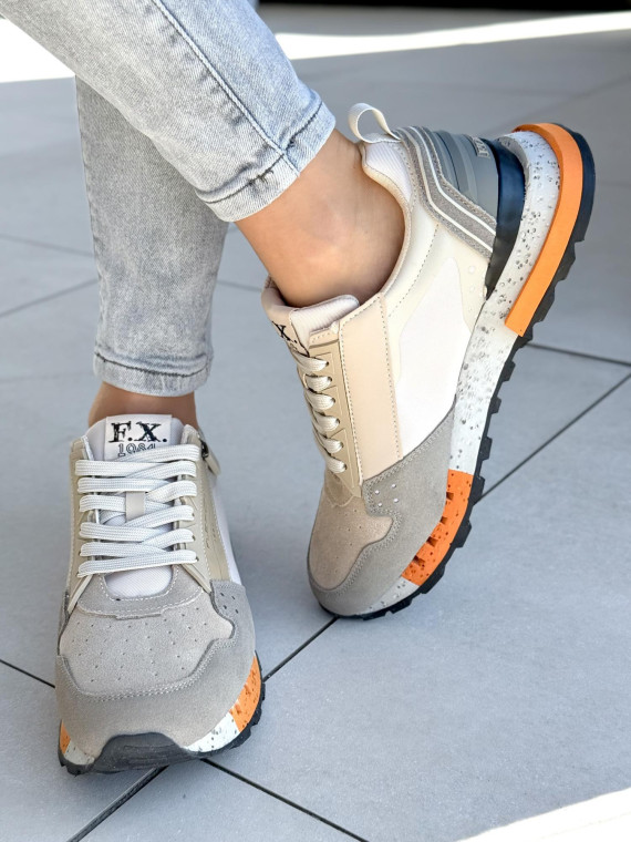 Sneakersy męskie ze skóry naturalnej Sneakersy męskie ze skóry naturalnej