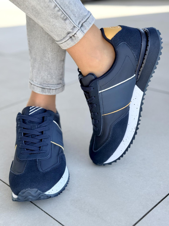 Sneakersy męskie ze skóry naturalnej Sneakersy męskie ze skóry naturalnej
