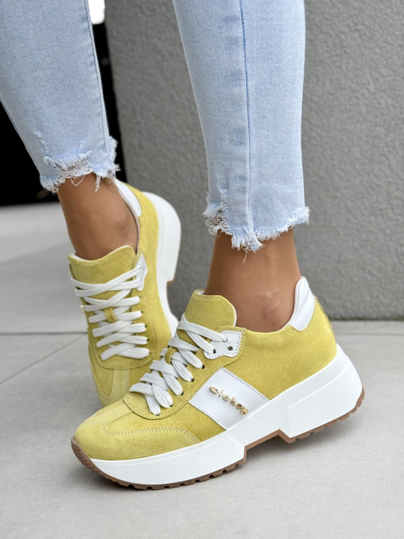 Sneakersy damskie OLEKSY ze skóry naturalnej Polskiej produkcji Sneakersy damskie OLEKSY ze skóry naturalnej Polskiej produkcji
