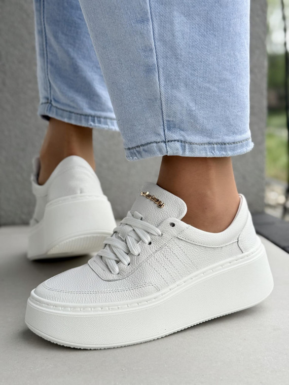 Sneakersy damskie OLEKSY ze skóry naturalnej Polskiej produkcji Sneakersy damskie OLEKSY ze skóry naturalnej Polskiej produkcji