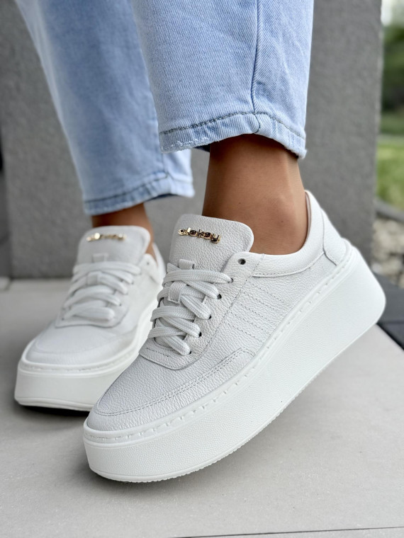 Sneakersy damskie OLEKSY ze skóry naturalnej Polskiej produkcji Sneakersy damskie OLEKSY ze skóry naturalnej Polskiej produkcji