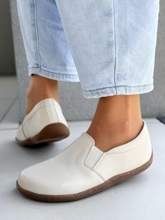 Mokasyny damskie BAREFOOT OLEKSY ze skóry naturalnej Polskiej produkcji Mokasyny damskie BAREFOOT OLEKSY ze skóry naturalnej Polskiej produkcji