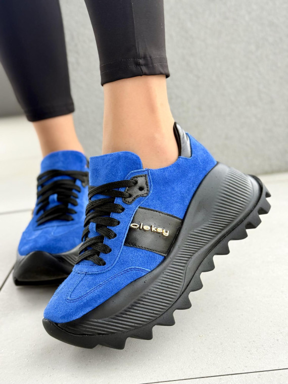 Sneakersy damskie OLEKSY ze skóry naturalnej Polskiej produkcji Sneakersy damskie OLEKSY ze skóry naturalnej Polskiej produkcji