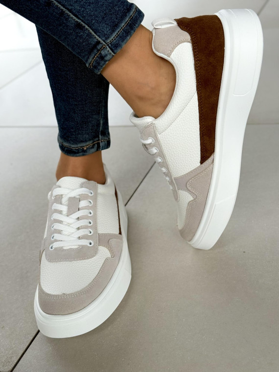 Sneakersy męskie ze skóry naturalnej Sneakersy męskie ze skóry naturalnej
