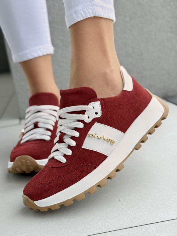 Sneakersy damskie OLEKSY ze skóry naturalnej Polskiej produkcji Sneakersy damskie OLEKSY ze skóry naturalnej Polskiej produkcji
