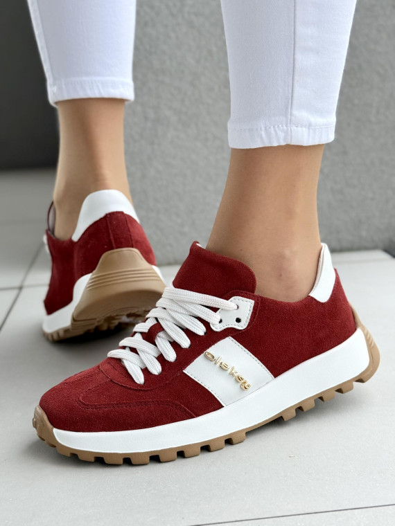 Sneakersy damskie OLEKSY ze skóry naturalnej Polskiej produkcji Sneakersy damskie OLEKSY ze skóry naturalnej Polskiej produkcji