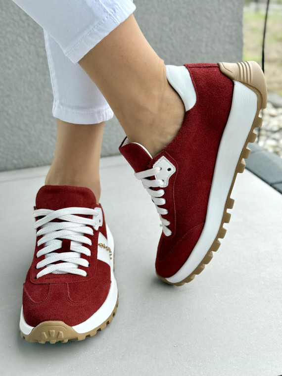 Sneakersy damskie OLEKSY ze skóry naturalnej Polskiej produkcji Sneakersy damskie OLEKSY ze skóry naturalnej Polskiej produkcji