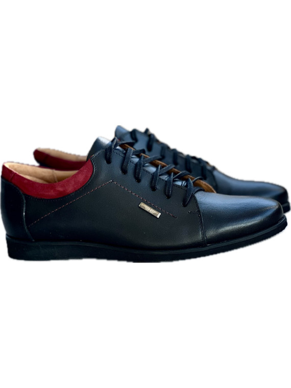 Sneakersy męskie ze skóry naturalnej Sneakersy męskie ze skóry naturalnej